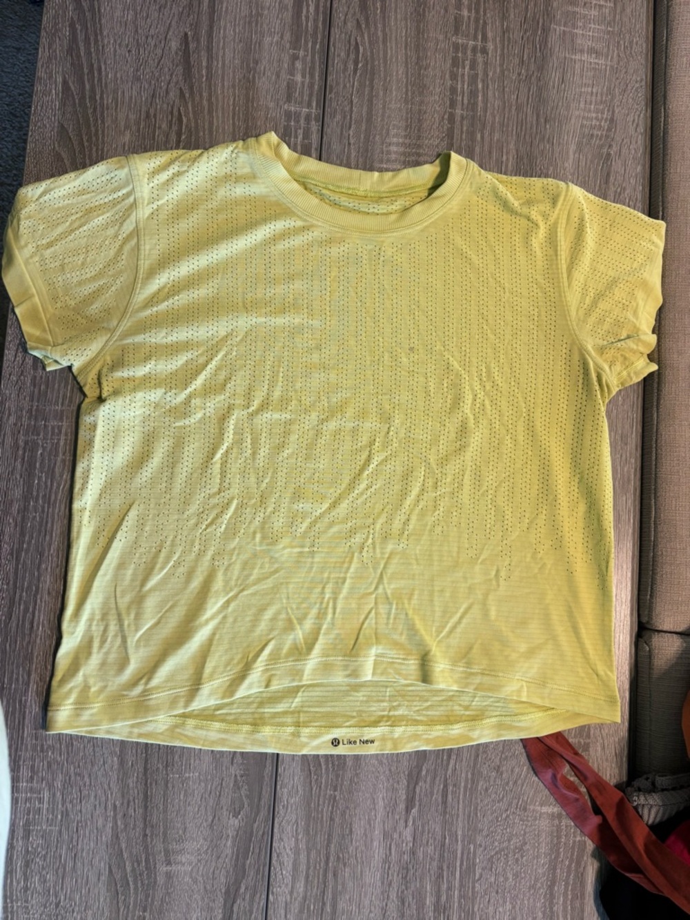 lululemon athletica Yellow Short Sleeve Performance Tee
